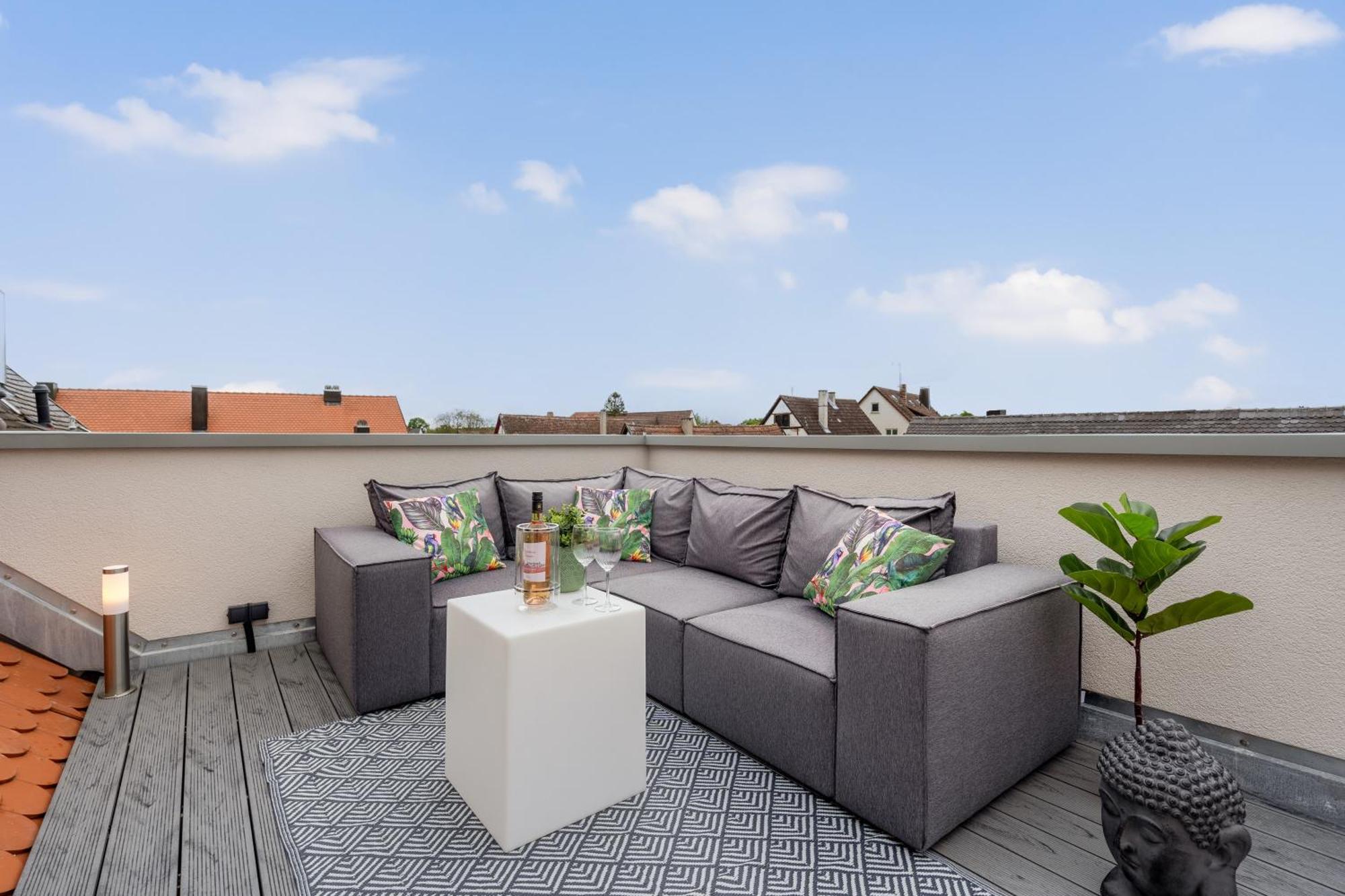 Namaste Homes - Ferienwohnung Mit Dachterrasse Bad Windsheim Exteriér fotografie
